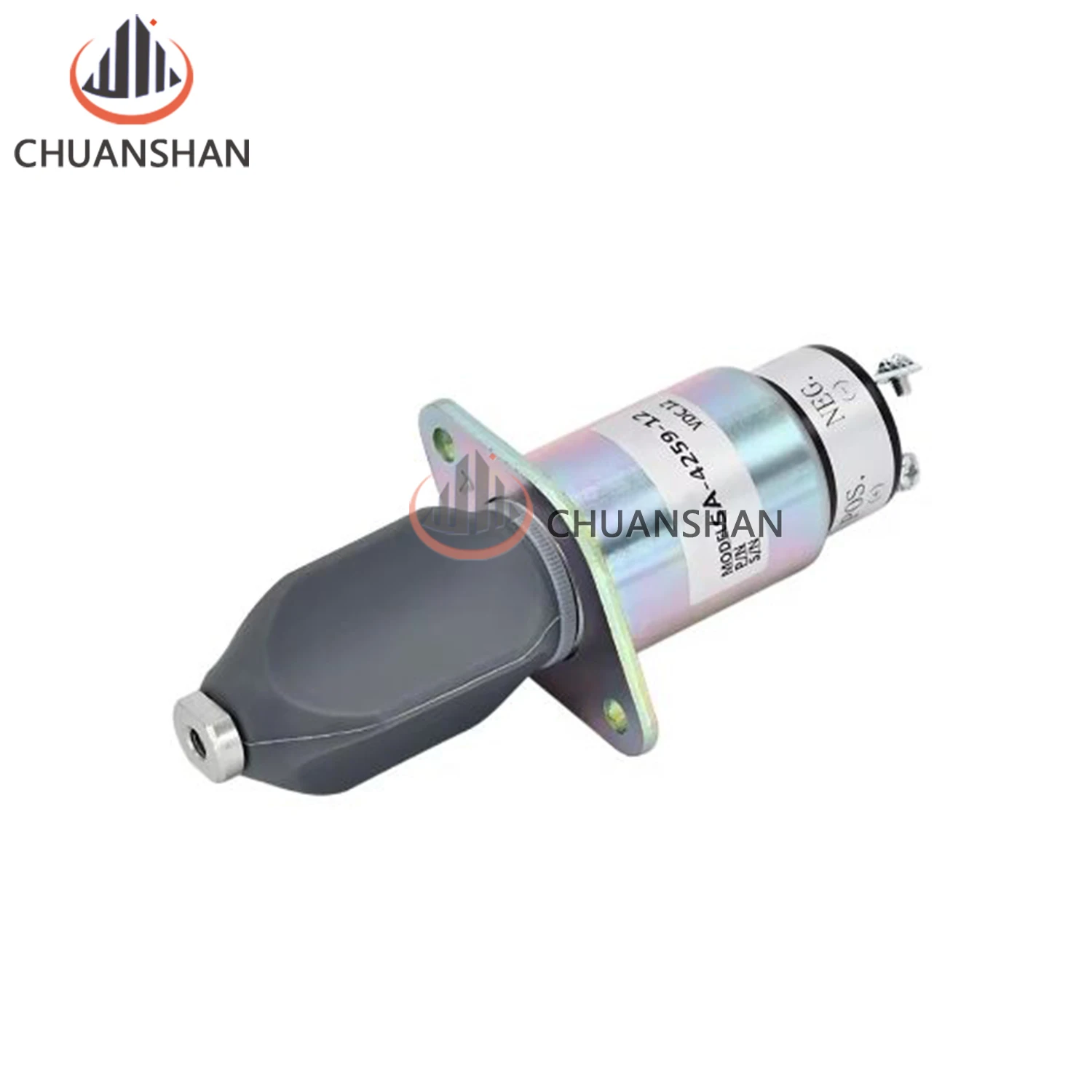 SA-4259-12  12V Fuel Flameout Solenoid Valve 2 Terminals 1751-12A6U1B1S5 Compatible with Kubota 3A SA4259-12