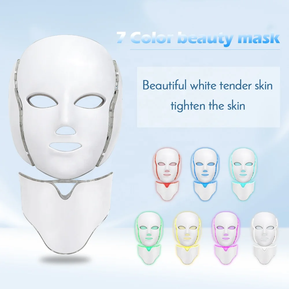  Customizable full eco face pdt electric family beauty equipment spa facial photon 7 colors light therapy led
