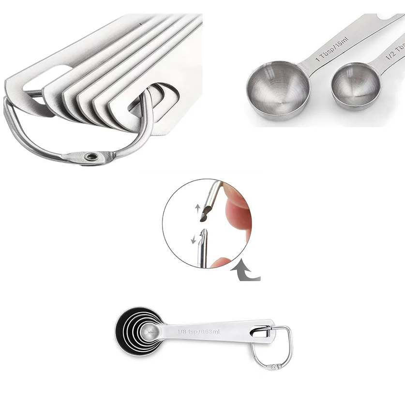 Набор мерных ложек из нержавеющей стали
