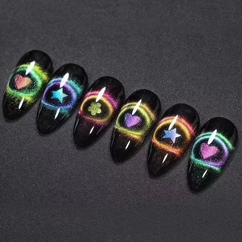 My Gel high quality 12 colors 15ml 9D wholesale galaxy UV cats eye gel polish Support free samples OEM/ODM