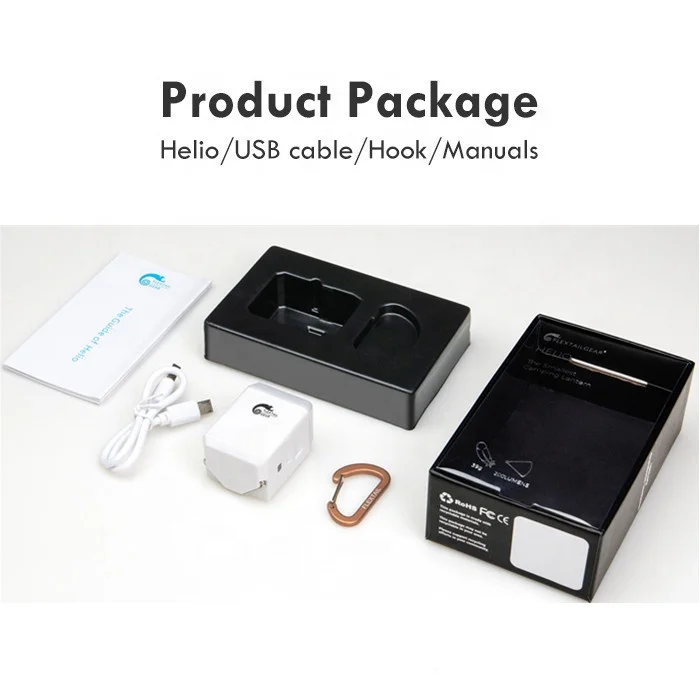 Tiny rechargeable 4500K light pump with usb lantern led light lamp for camping with 220mAh battery and magnetic hanging tool