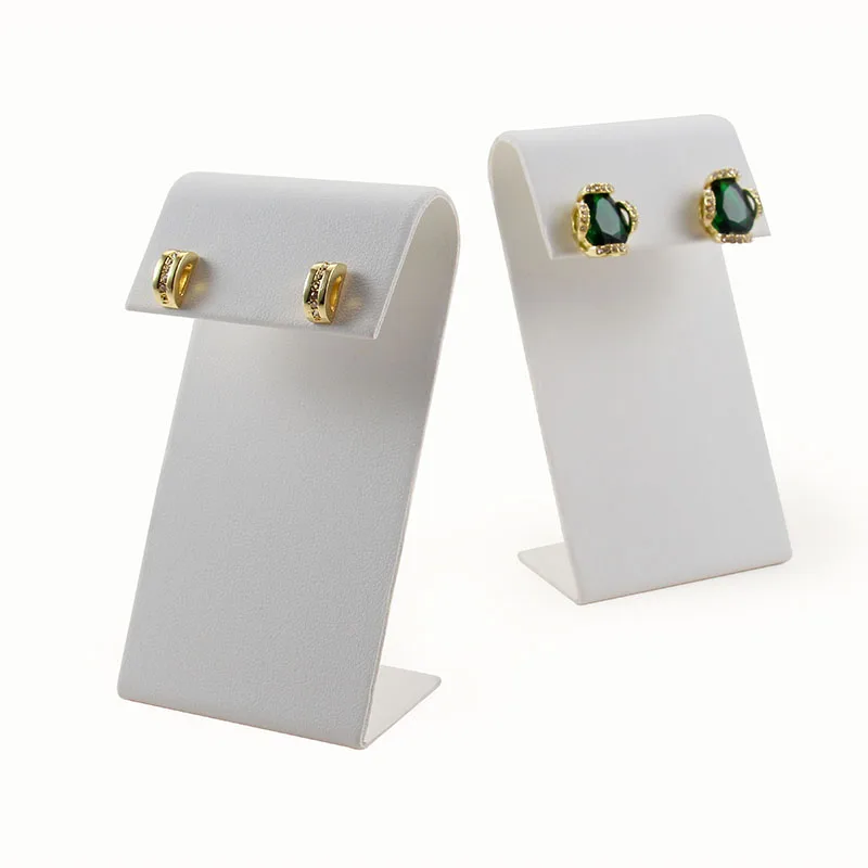 Customized Luxury Logo Women Earrings Display Jewelry Display Props Beige Accessories Display