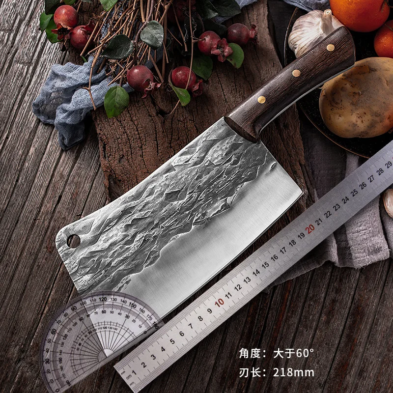 Stainless steel forged  extremely sharp heavy duty 8' butcher Bone chopper knife  kitchen knife