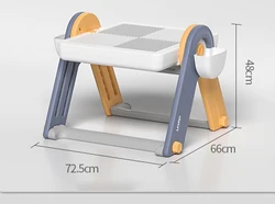 Preschool Desks Multifunctional Magnetic Drawing Plastic Building Block Table Play Baby Activity Child Tables and Chairs