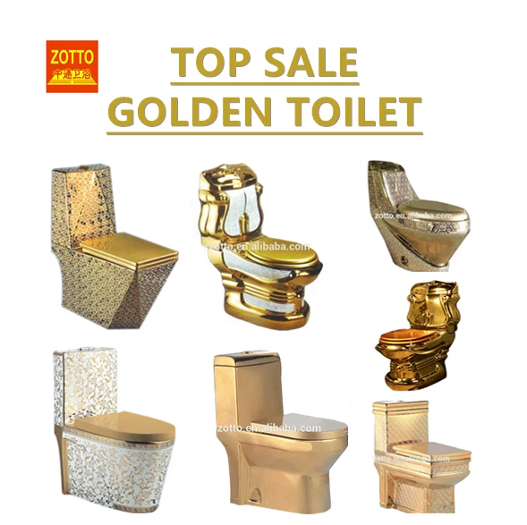 Знаменитый бренд роскошный Западный туалет элегантный современный золотой комод набор красочных керамических ванных комнат индивидуальный Туалет