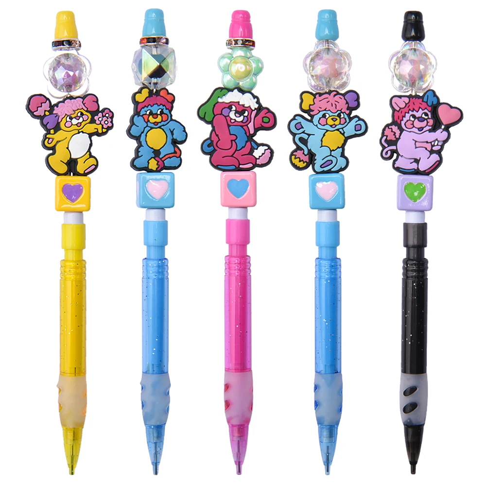 Wristlet Keychain Bracelet Pet Dog Focal Beads Silicone Diy Drawing Board New Silicone Dog Focal Beads For Pen Making