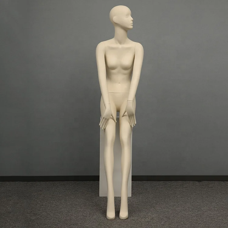 High Quality Mannequin beige color Full Body Female Mannequin Custom for Adults FRP tall mannequins