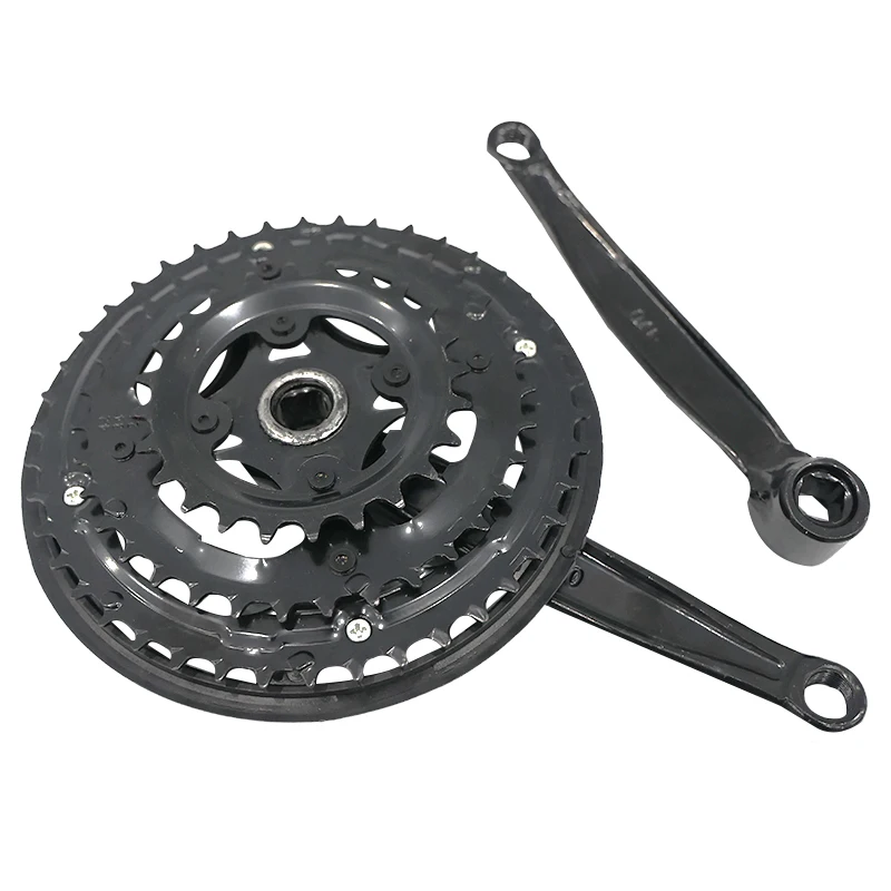 Hot Sale Bike Crankset Bike Square Crank Set 24-34-42t Road Car Sprocket Roulette Bet Mountain Bike Accessories