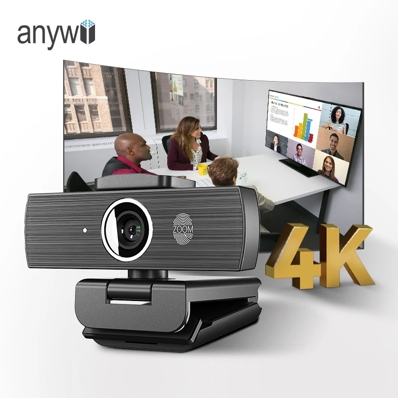 OEM Factory Webcam 4K Uhd 3840X2160P Webcam 800W Pixels Computer Camera 120 Web Camera Met Microfoon