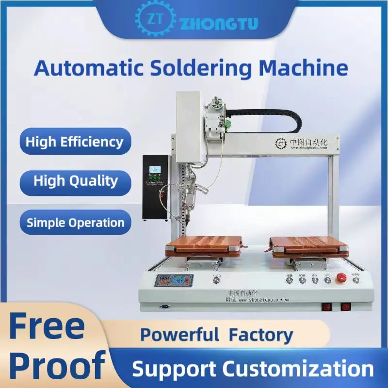 High quality automatic pcb soldering machine soldering robot