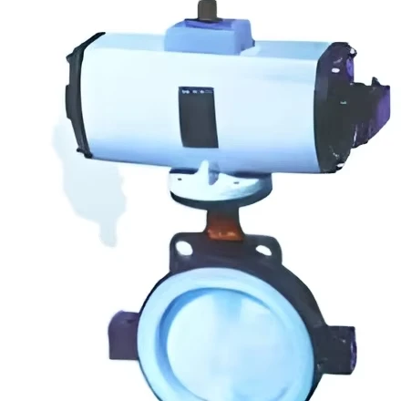Fluorine Rubber Lined butterfly Valve