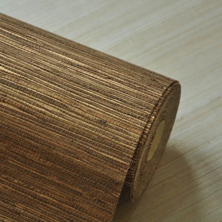 New Design Free Sample MYWIND Artsy Grasscloth Raw Hemp Home Latest Wallpaper  Home Decoration Wallcoverings