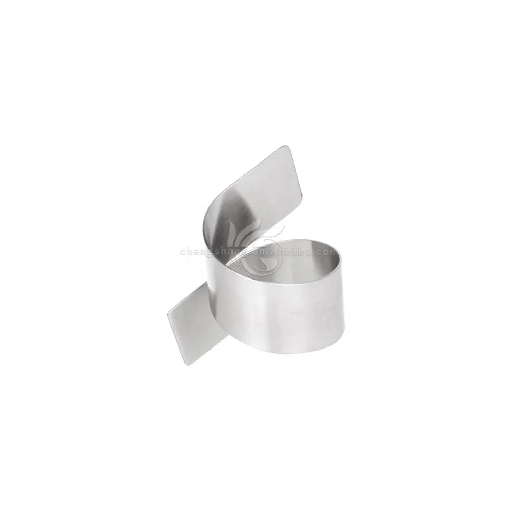 Luxury Stainless Steel Napkin Ring Wedding Banquet Decorations Napkin Ring Set