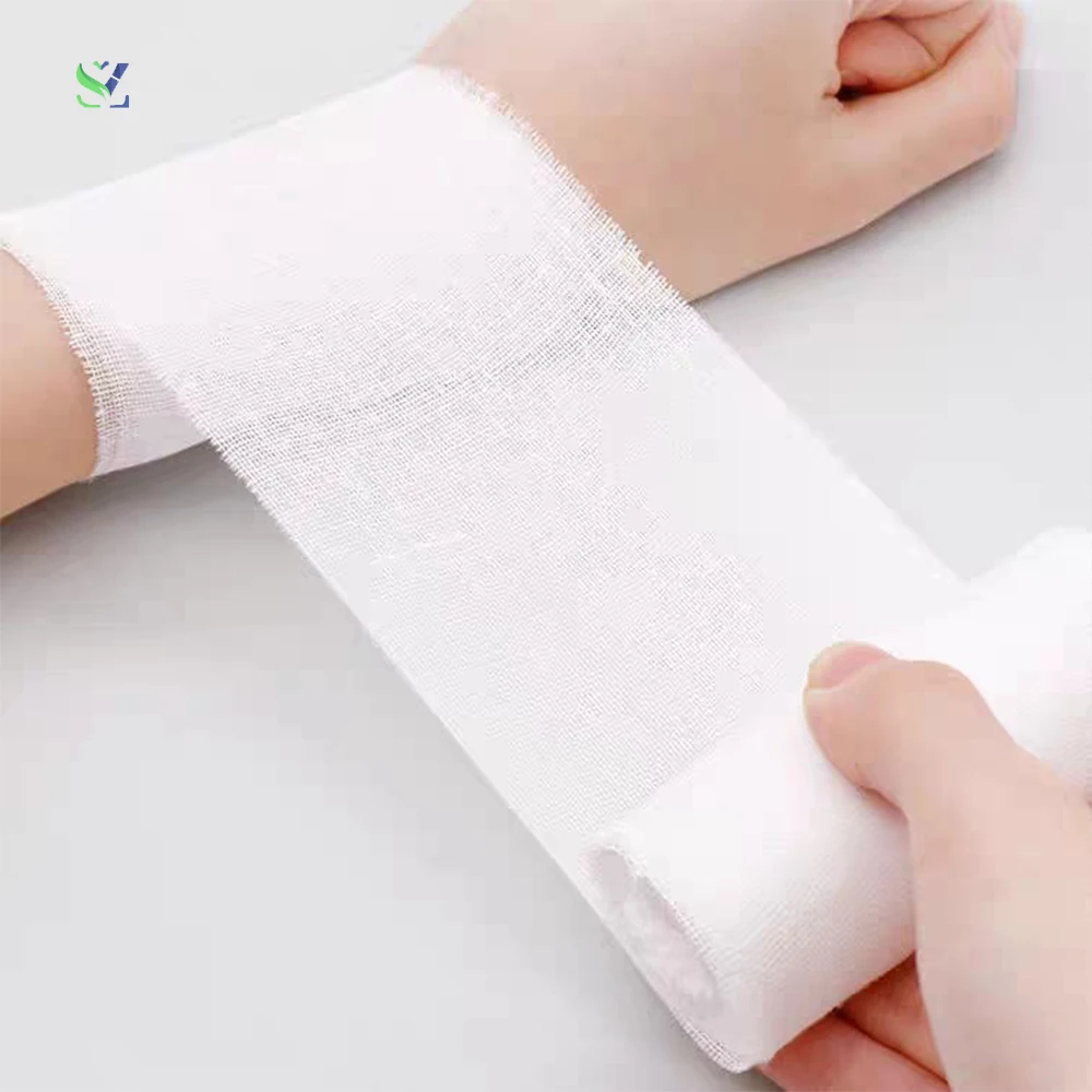 SZ medical gauze factories breathable gauze bandage medical dressing cotton medical gauze