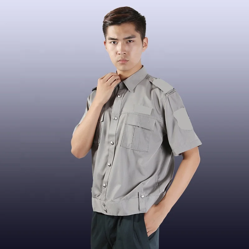 Private Security Guard Uniform Tactical Grey Security Uniform