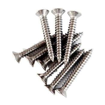 cross recessed countersunk head tapping screws DIN7982   stainless steel