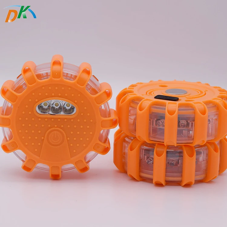 DK LED road flare emergency warning light recharge traffic flares strobe light