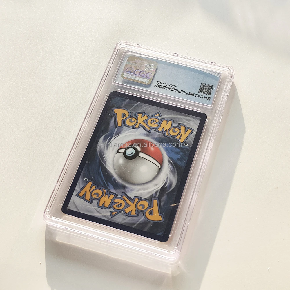 Plastic Display Card Case Sports Baseball Football Basketball Trading Collecting Graded Card slabs For Pokemon Card Holder