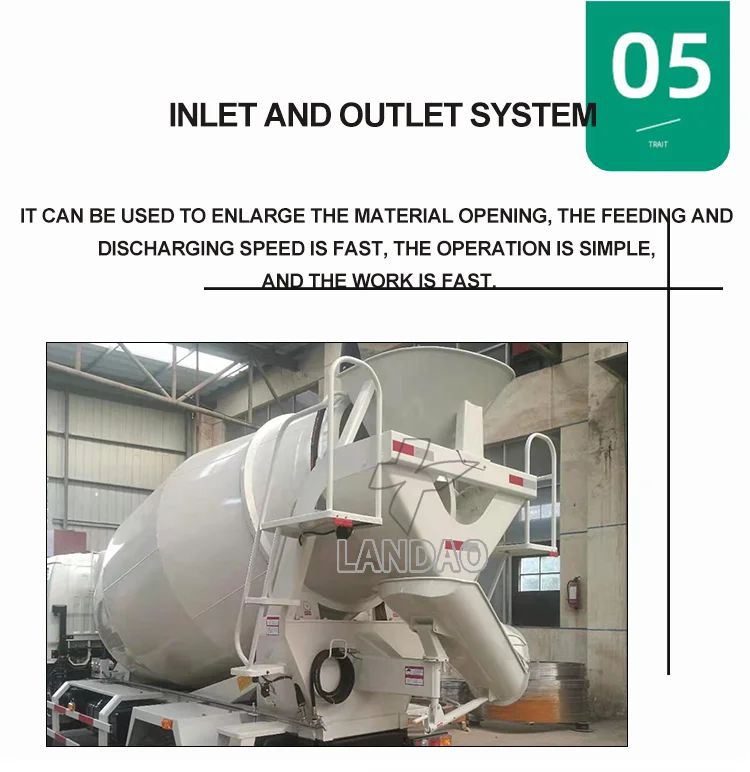 Hot Sale Mobile Tricycle Transit Beton Mini Truck Concrete Mixer