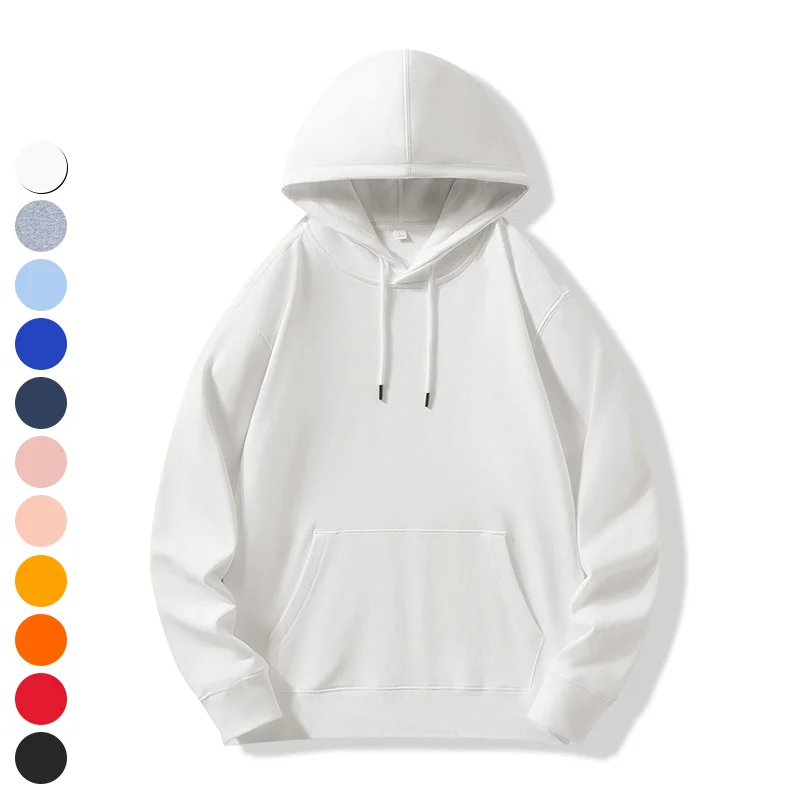 300G Sweatshirt Loose Couple Casual Plus Size Top High Quality Heavyweight Hoodie Custom Logo Hoodies Pullover Sweatshirt Unisex