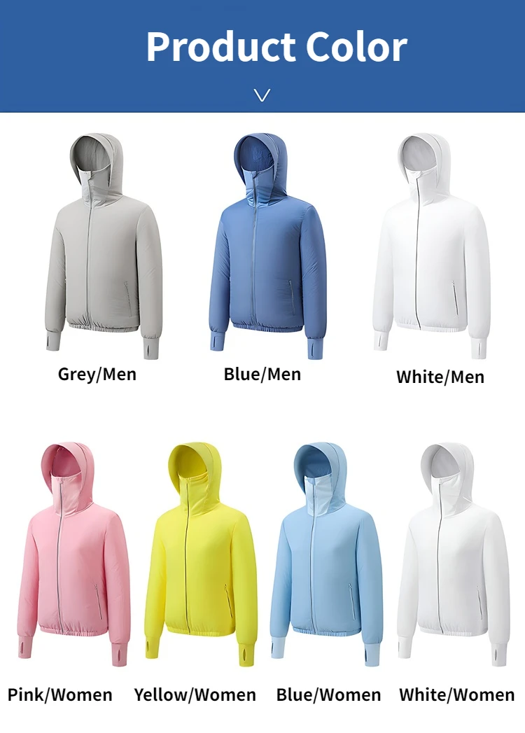 In Stock Custom Fan Cooling Clothing Men Women Heat Resistant Work Air Conditioning Cooling Jacket For Summer