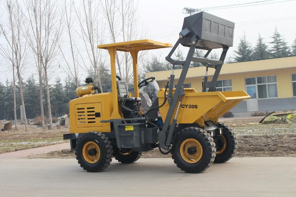 Chinese Dumper Diesel Mini Dumper Concrete Dump Truck for Sale All Terrain Vehicle Construction Machinery Wheel Dumper with CE