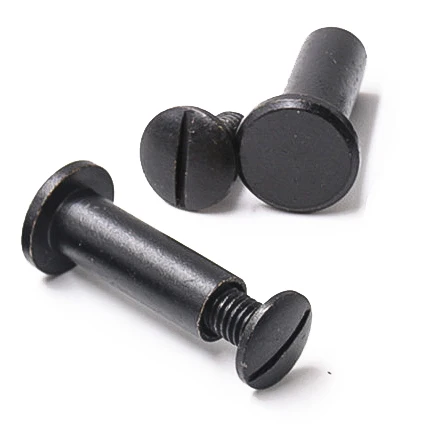 Furniture connecting screws Black nickel plated M5 truss head furniture connecting screws