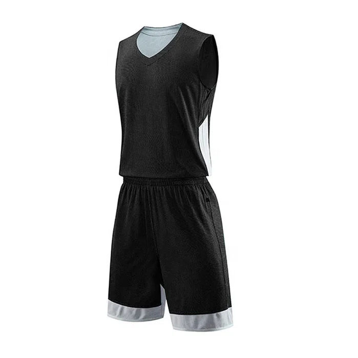 
black cool sublimation printing breathable wholesale mesh men youth basketball uniforms custom 