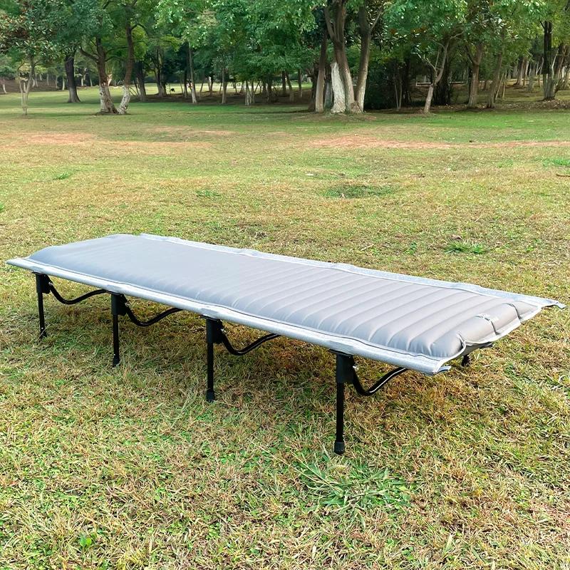 Lightweight Camping Cot with Leg Extenders, Durable Compact Tent Folding Bed for Adults Outdoor Overnighter Camping, Hiking