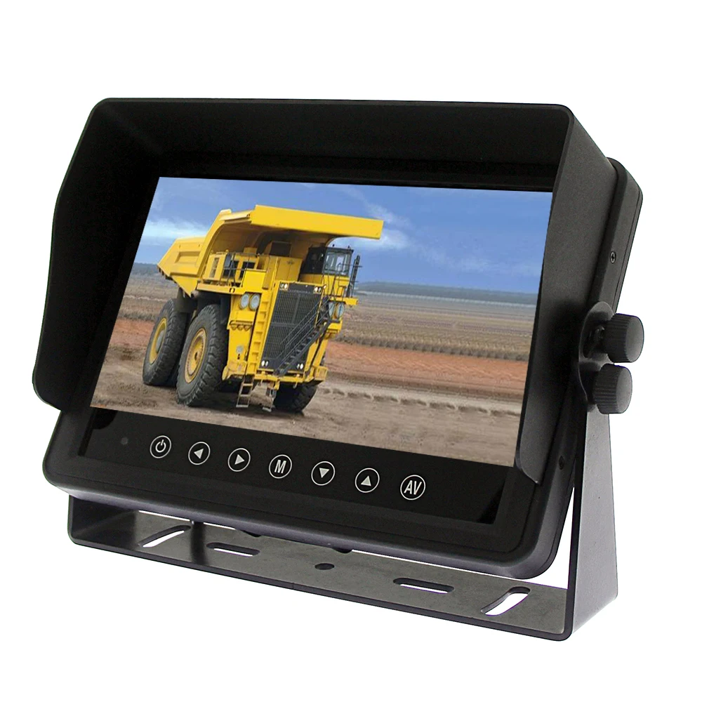 10.1 inch digital car monitor waterproof monitor for heavy vehicle reversing back up rear view monitor