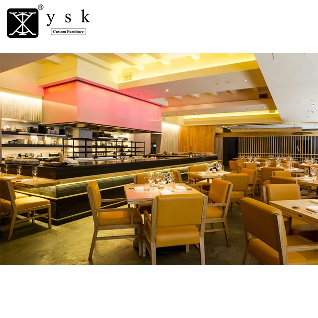 Classical Dining Tables Designer Armchairs Furniture For Cafe And Restaurants RF-634