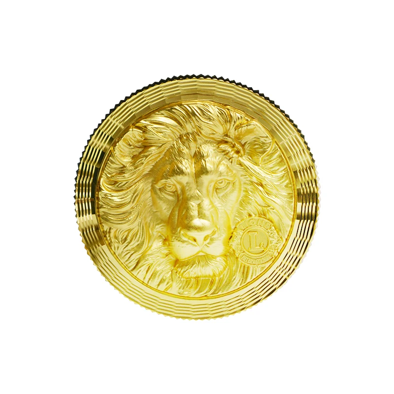 New design custom-made High end quality metal 3D challenge mold stamped coins antique gold bronze souvenir coins