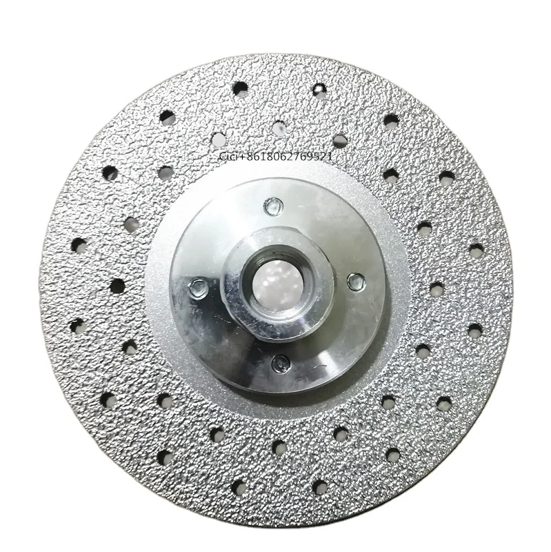 vacuum brazed hot product  115mm flange  diamond granite blade grinding disc stone cutting saw disc power tool blade
