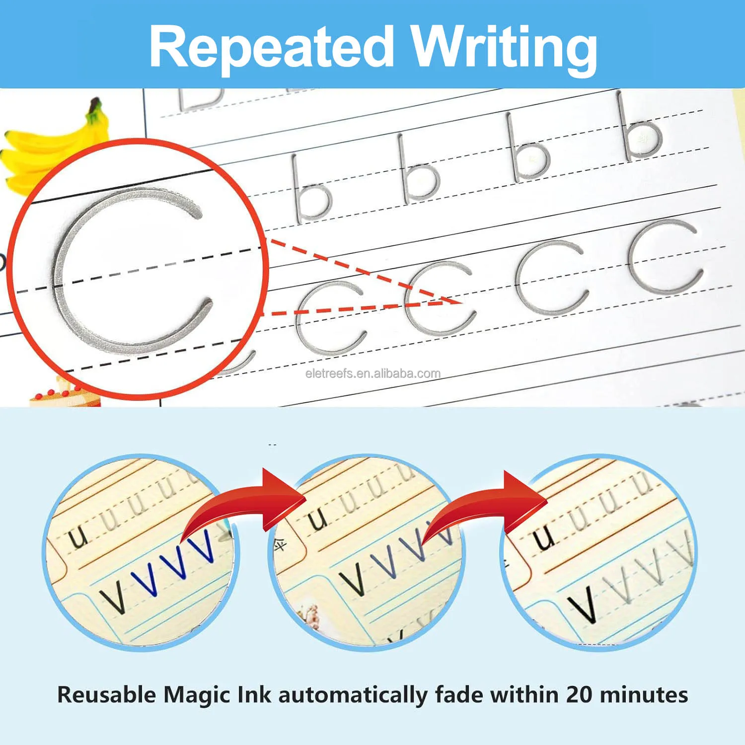 Baby Custom A4 A5 Pre School Russian Bound Work Book Printing Set Of 4 Magic Book For Kids