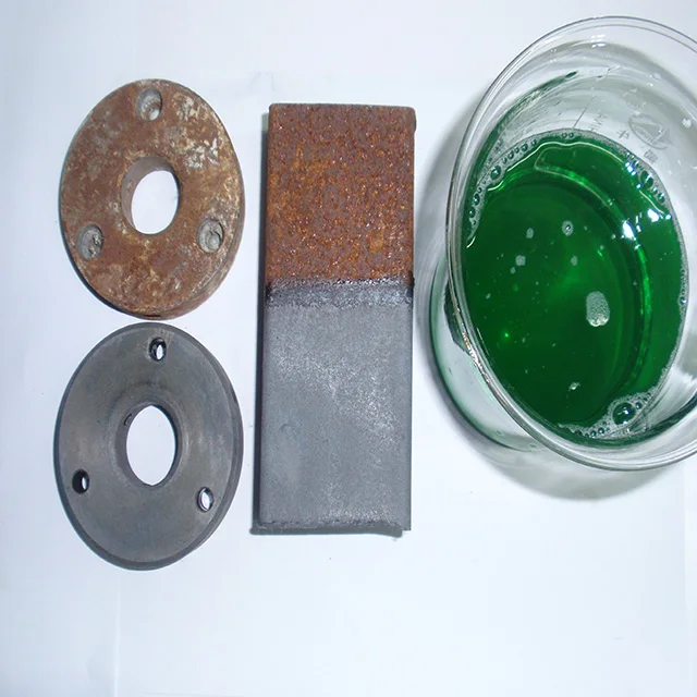 
Environment friendly and efficient derusting and antirust agent used for rust removal and antirust of metal workpieces i 