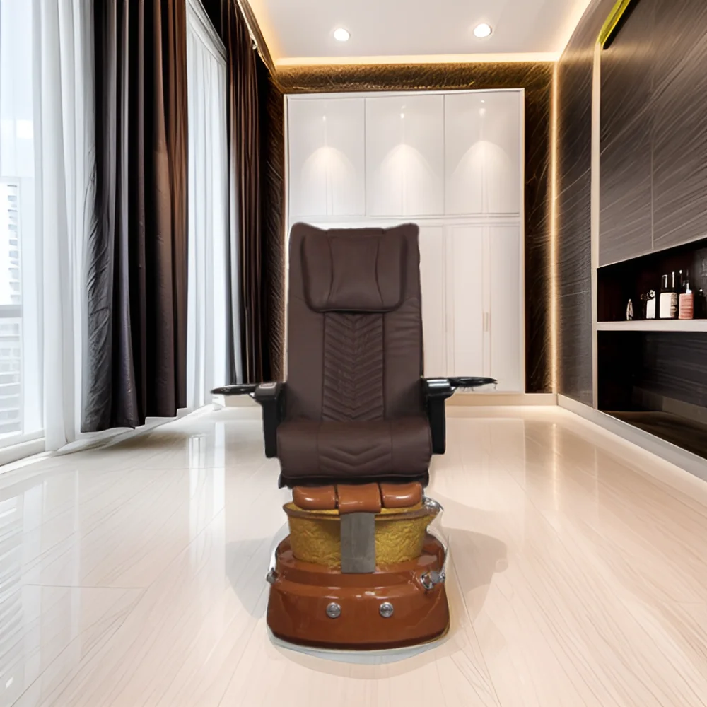 Wholesale manufacturer of nail enhancement equipment diamond leather band massage high end foot chair