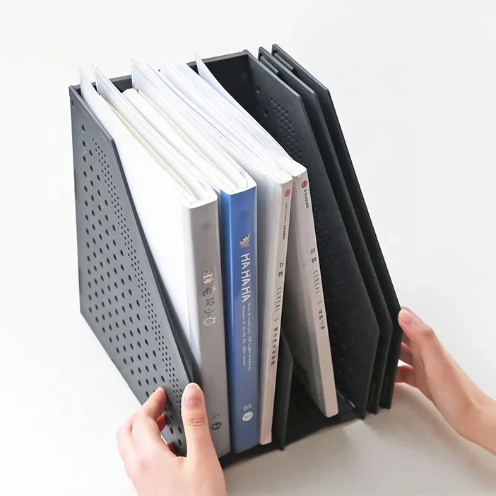 
Portable Plastic Printed Black Stationery Desk Organizer for Business 