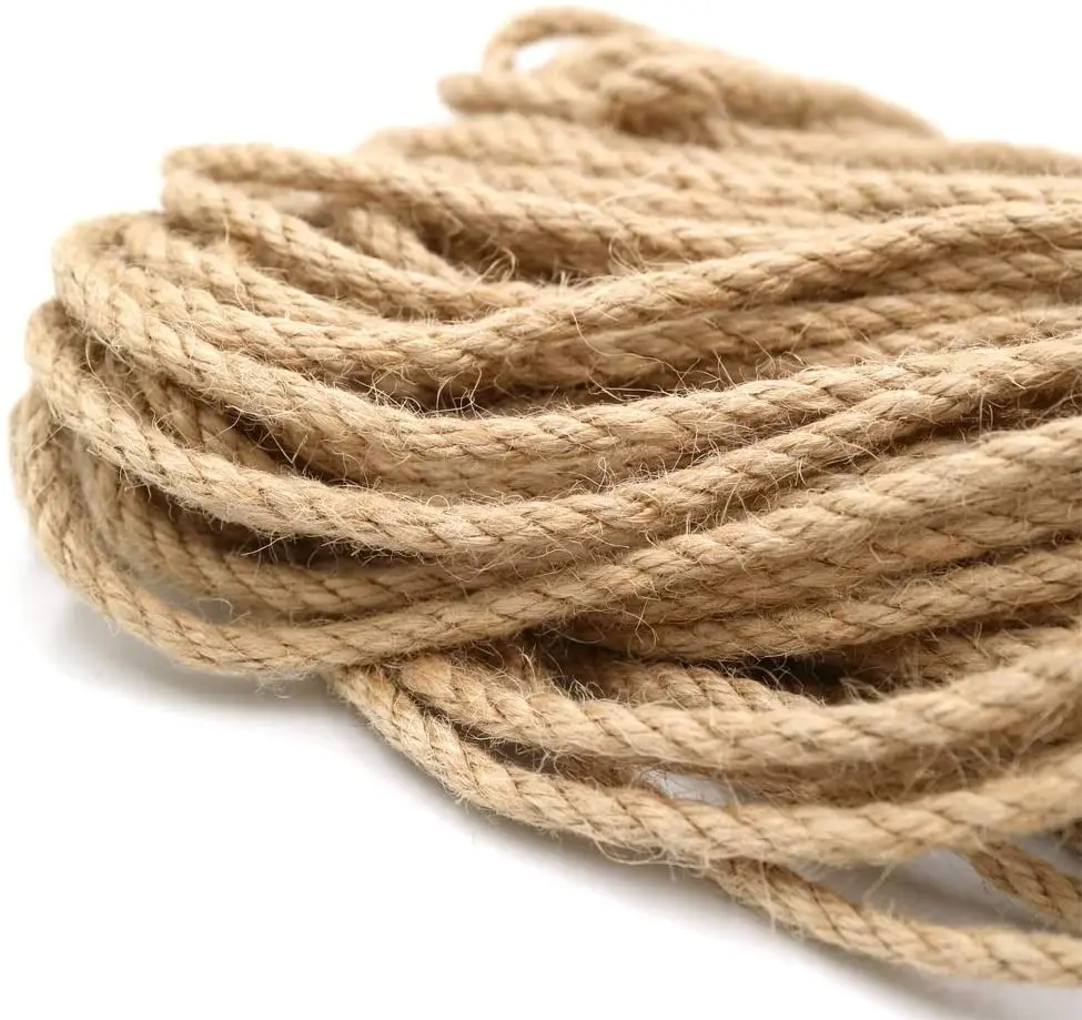 
Cord Hemp Diy Handmade Knitting Vintage Twine Natural Color Crafts Bag Braided Jute Rope 