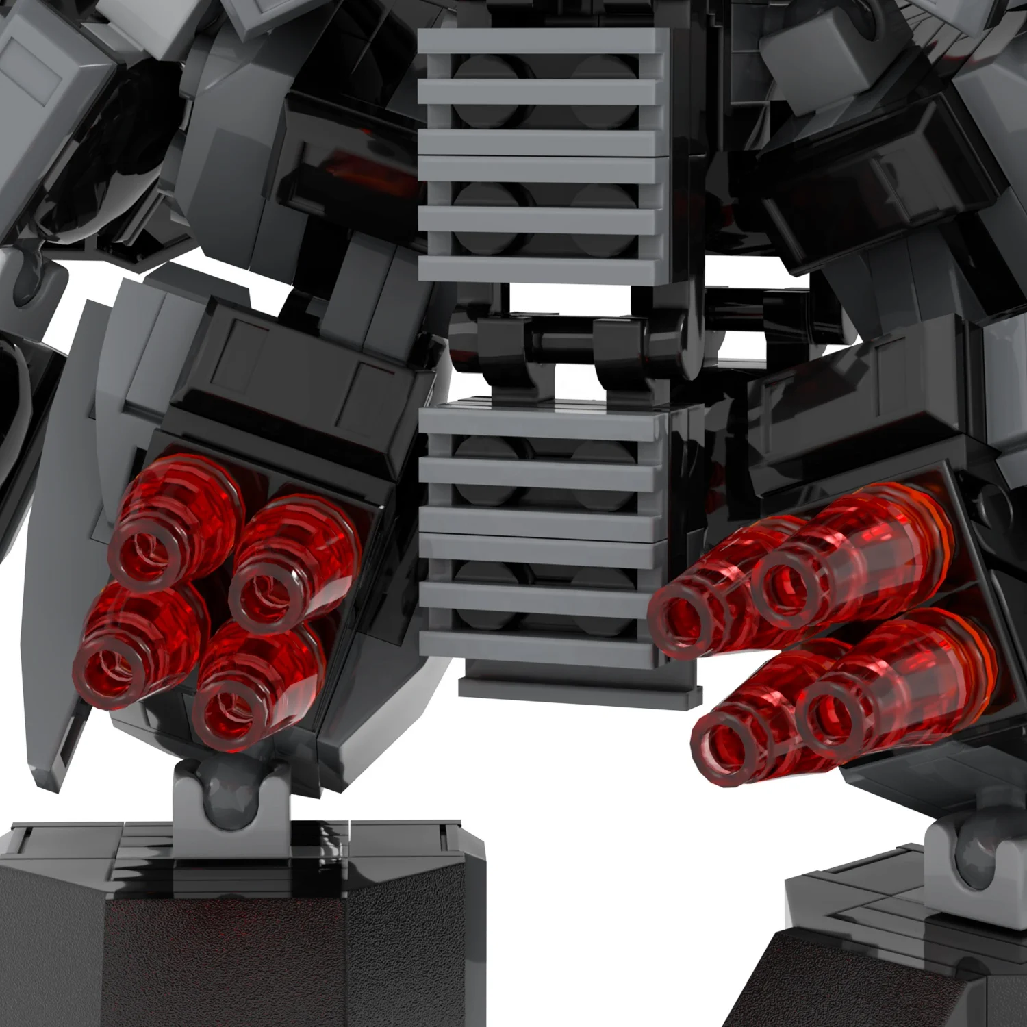 MOC1349 MOC Giant Rock Samurai Mecha  449PCS Building Block Collect Toy Bricks