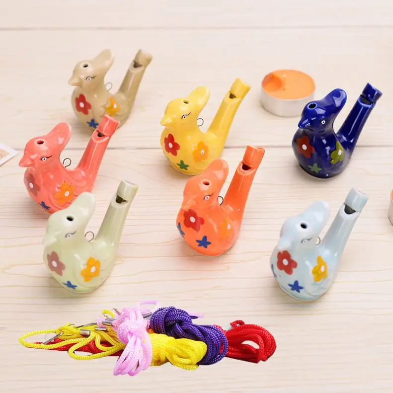 bird whistle cute animal shape kids gifts music water bird whistle