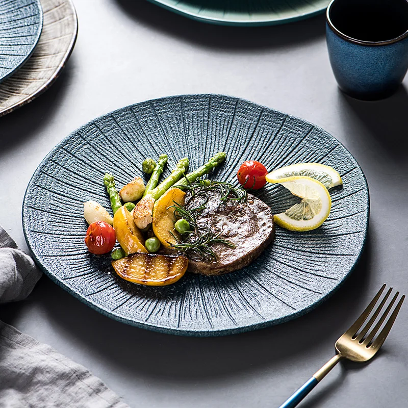 Factory Direct Nordic Hotel Multiple Colour  Restaurant Porcelain Dish Ceramic Dinner Plates Plates Ceramic Plate Sets