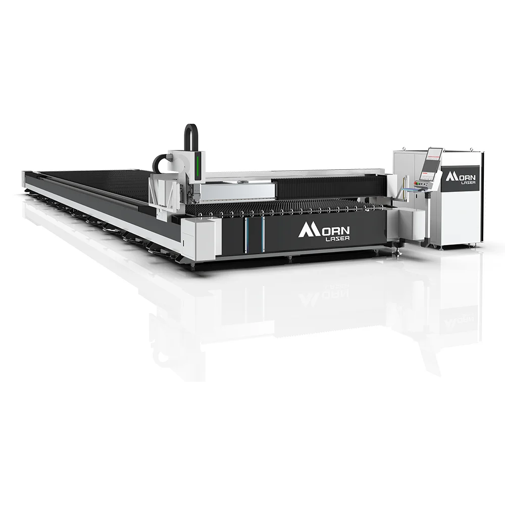 MORN Fiber Metal Laser Cutting Machine 1000w 1500w 2000w 3000W 6000w for Brass Stainless Carbon Steel Aluminum Cutting