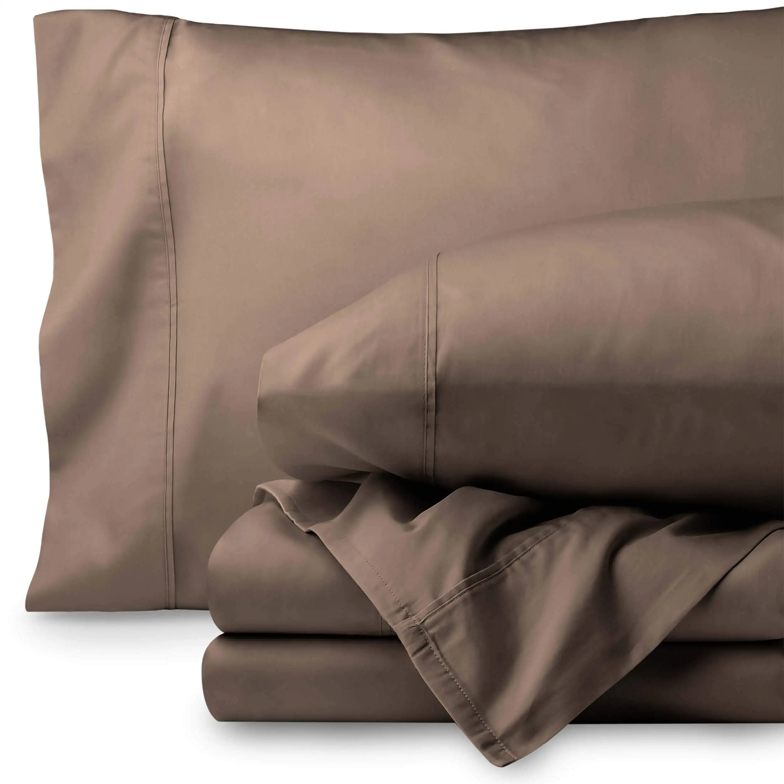 KOSMOS Bedding different color Microfiber Bedsheets Bed Sheet Flat sheet