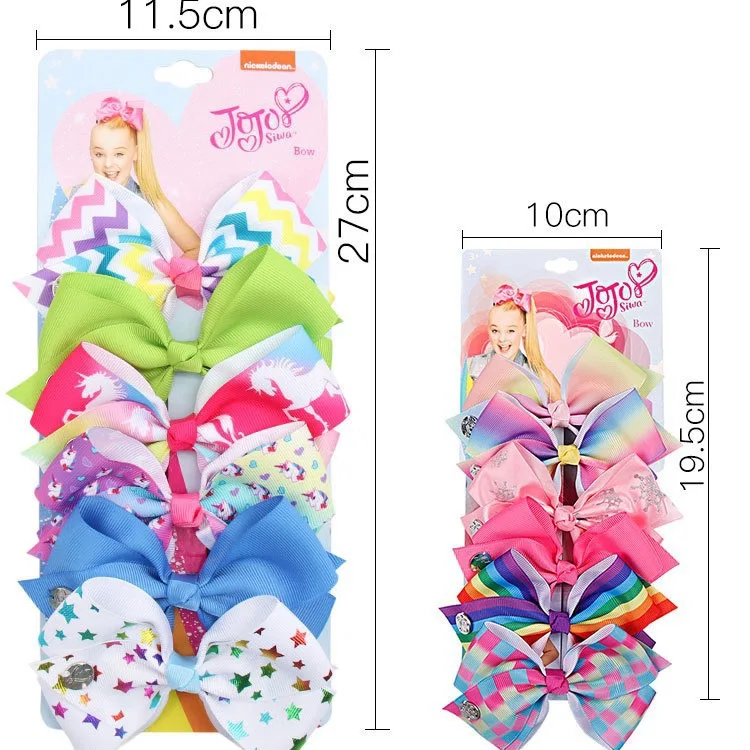 Hot Sale 4 Inches Hair Clip Sets for Girls GrosgrainJoJo Bows With Clip for Sale Hair Accessories