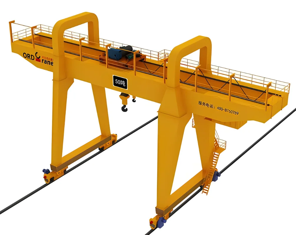 50ton Electric Heavy Duty General Construction Equipment Outdoor Warehouse Portable Container Gantry Crane