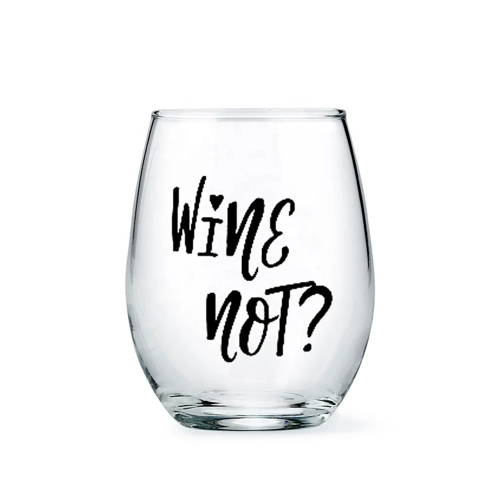 
Monogrammed custom stemless wine glass classic stemless wine glasses personalized stemless wine glass gift boxes 