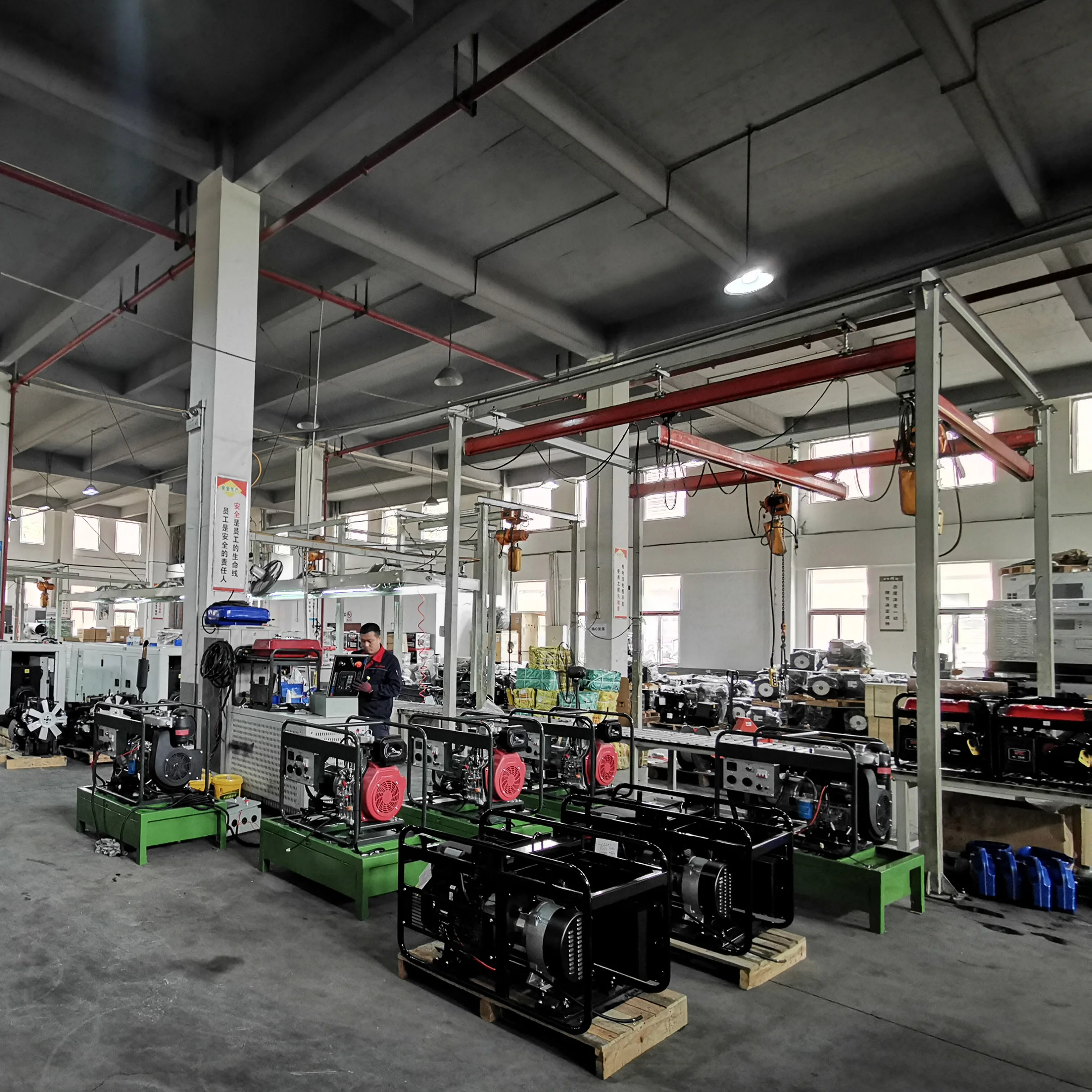 YONDA 6500C 6kW 8kW 10kW 220V 240V 400V AC Gasoline Generator Set series for standby power