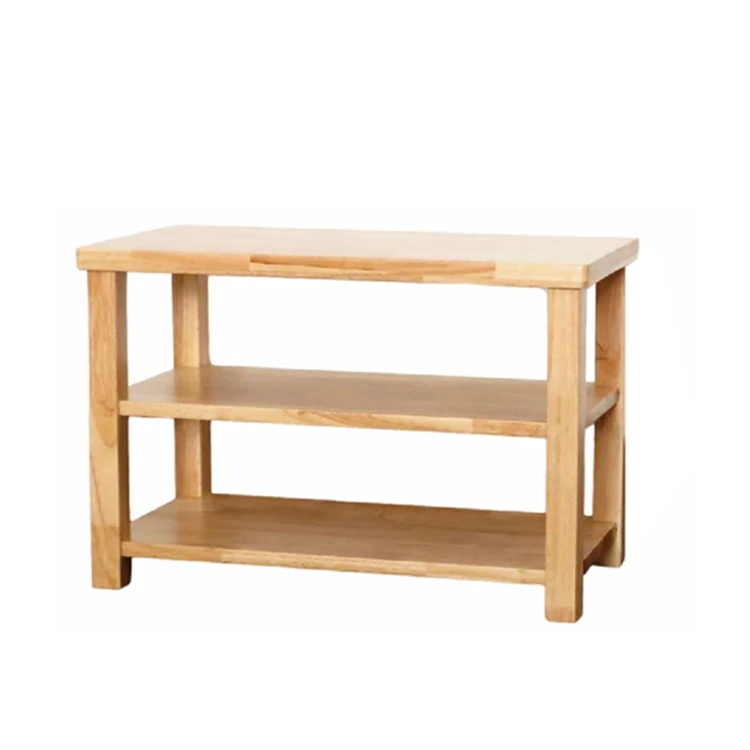 Низкая цена, Современная стойка из сосновой древесины для обуви, полка для хранения обуви