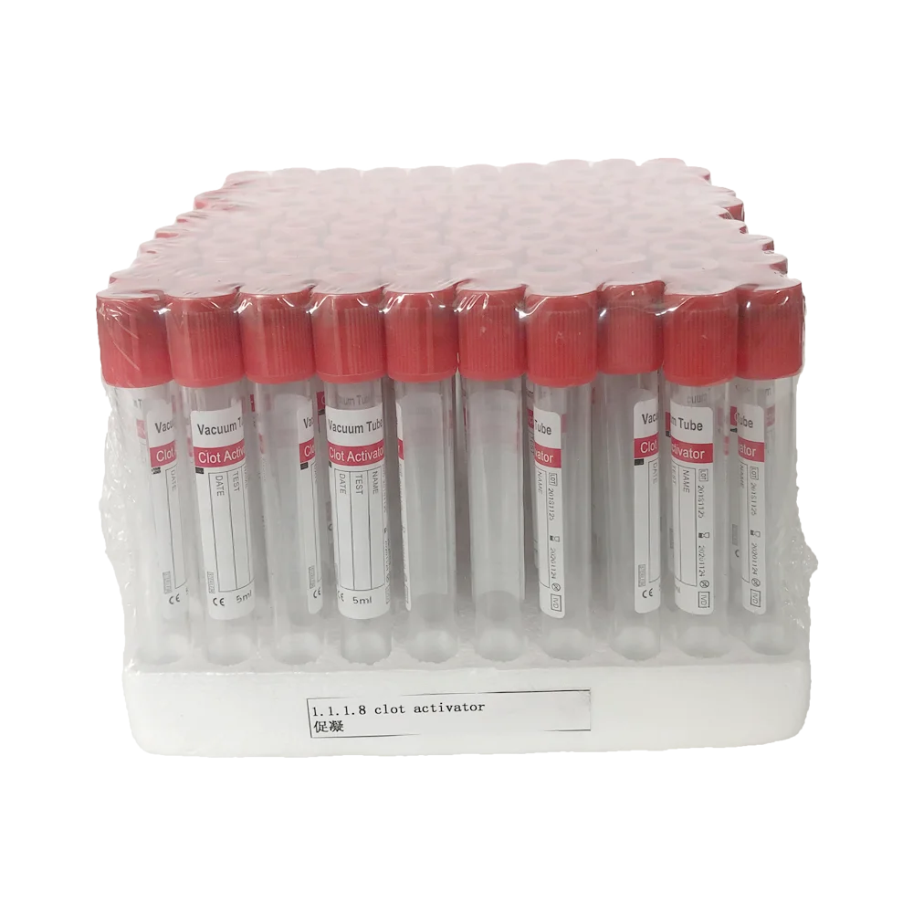 Disposable Medical vacuum blood collection Tube Clot Activator manufacturer