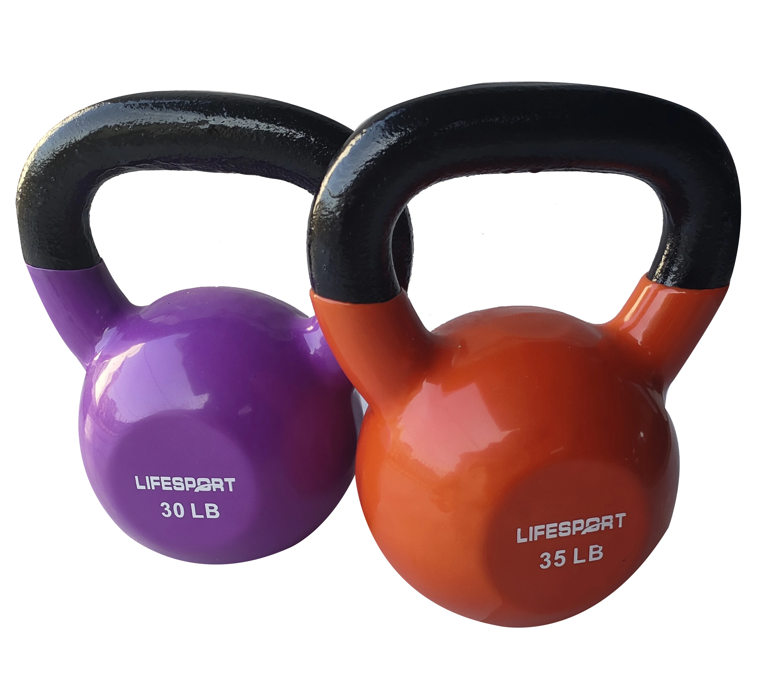 High Quality Kettle Bell Home Gym Equipment Fitness 30LB Vinyl Dipping Kettlebell